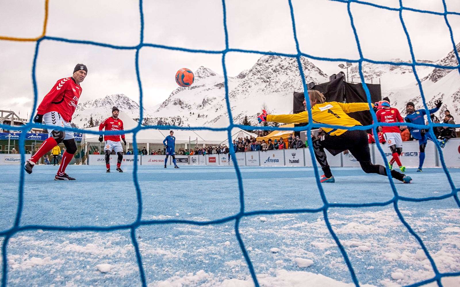 Schnee Fußball Weltmeisterschaft